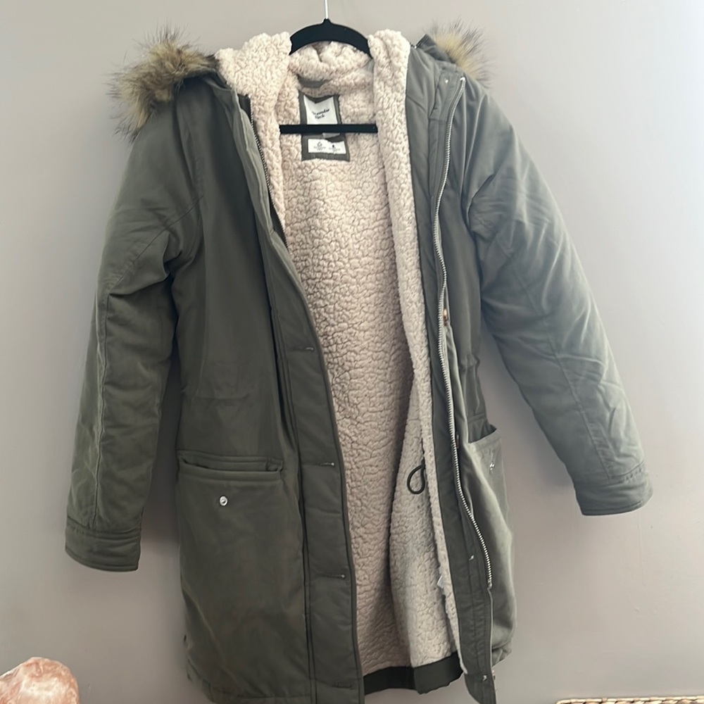 Abercrombie parka jacket